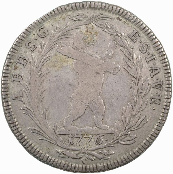 St. Gallen/Abtei, 1/2 Taler, 1776, ss-vz