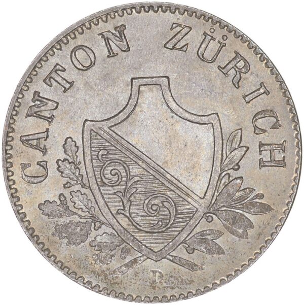 1808_1 Zürich, 2 Rappen, 1842, stgl