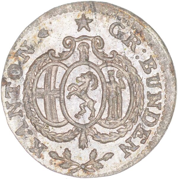 Graubünden, 1/6 Batzen, 1807, stgl