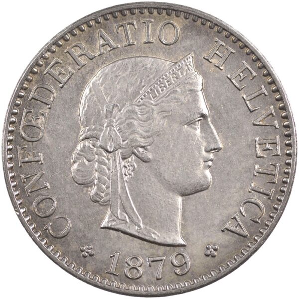 5 Rappen, 1879, unzirkuliert