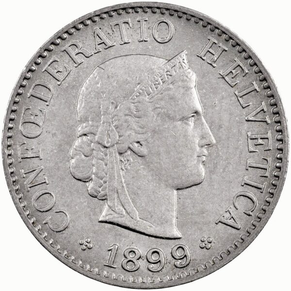 5 Rappen, 1899, unz/stgl