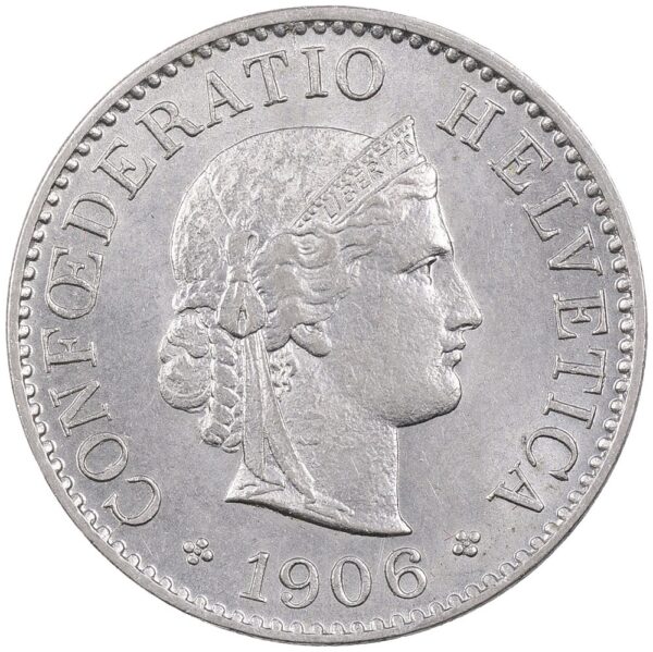 5 Rappen, 1906, unz/stgl