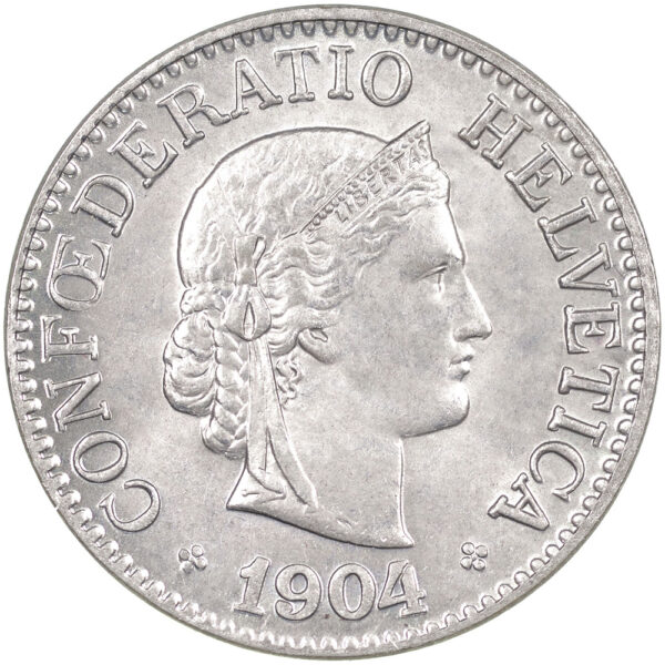 10 Rappen, 1904, unz/stgl