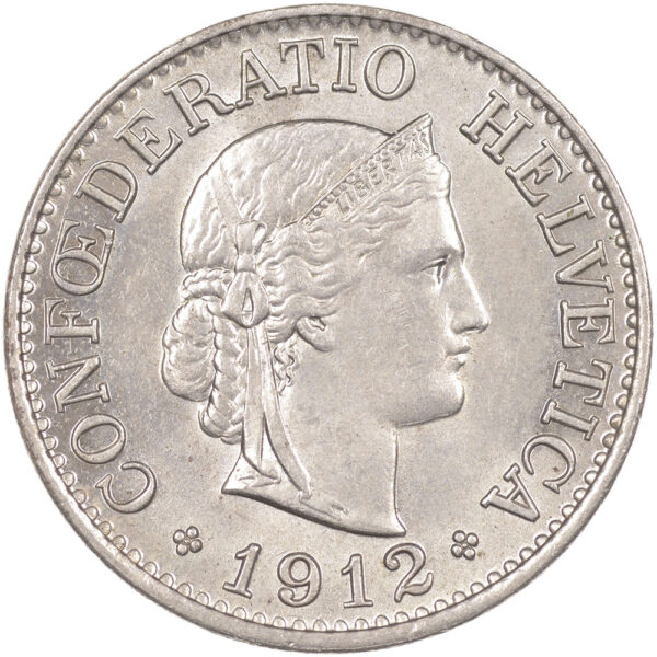 10 Rappen, 1912, unzirkuliert