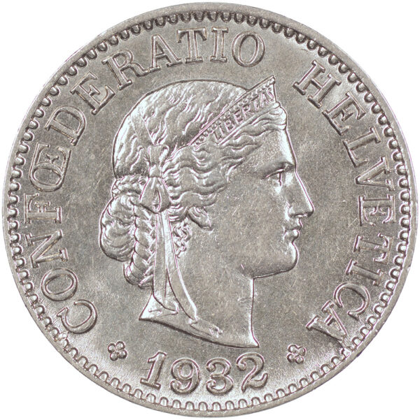 10 Rappen, 1932, unz/stgl