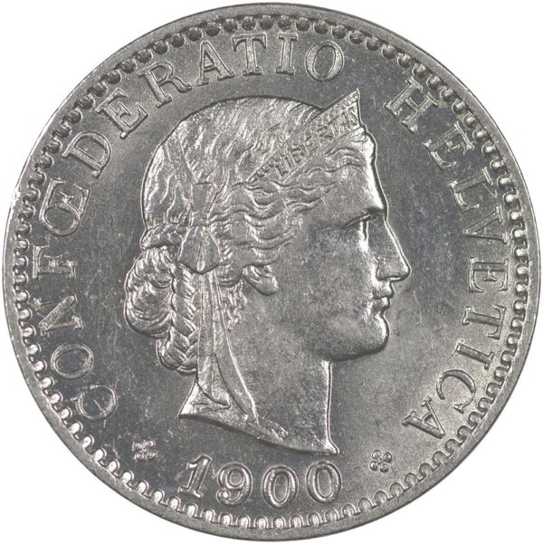25904_1 20 Rappen, 1900, unz/stgl