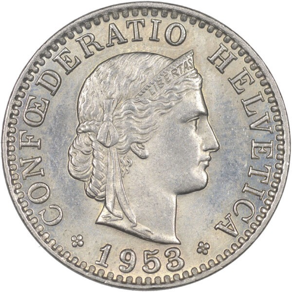 26006_1 20 Rappen, 1953, unz/stgl