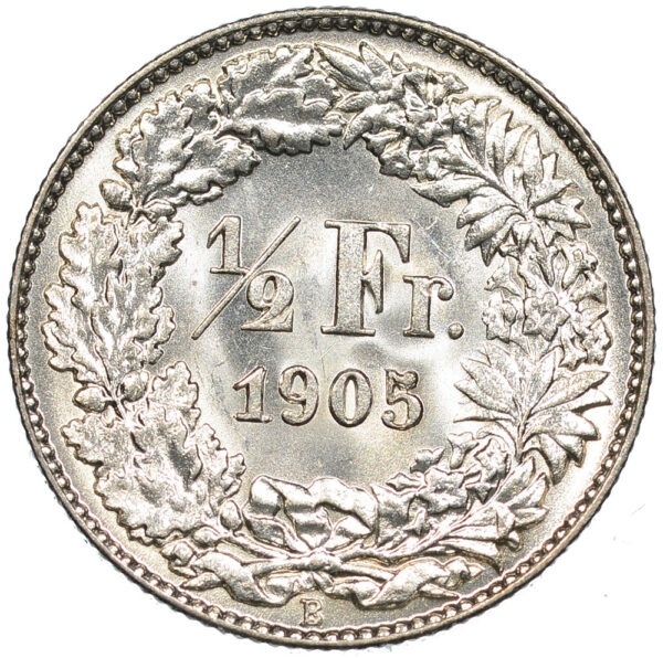 50 Rappen, 1905, Stempelglanz