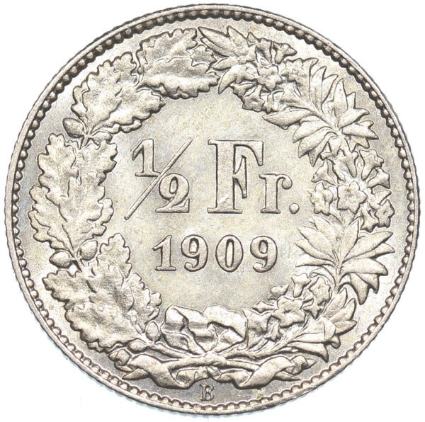50 Rappen, 1909, unz/stgl