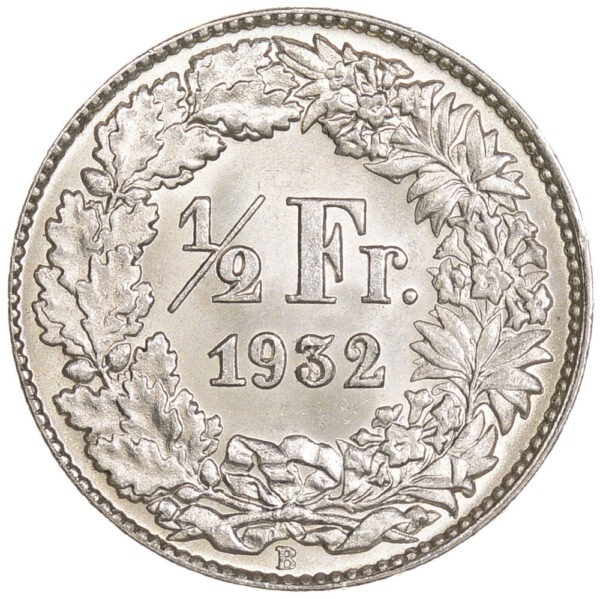 50 Rappen, 1932, unz/stgl