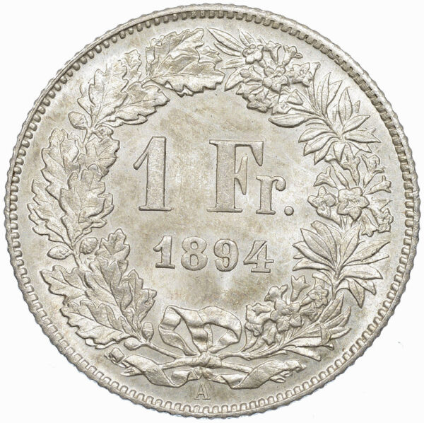 1 Franken, 1894, unz/stgl