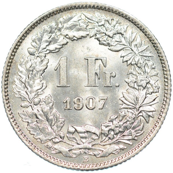 1 Franken, 1907, unzirkuliert