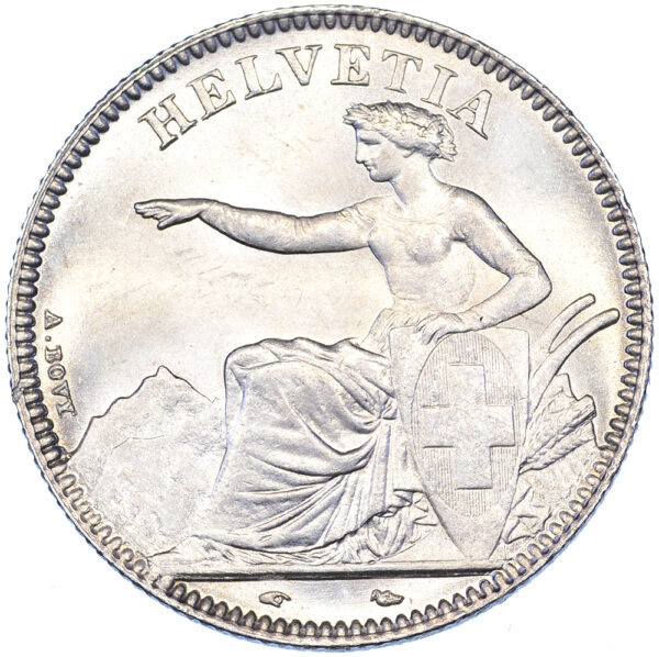 2 Franken, 1850, unz/stgl