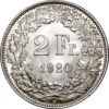 2 Franken, 1920, Stempelglanz