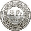 2 Franken, 1936, unz/stgl