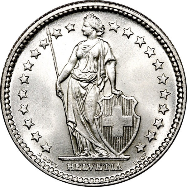 2 Franken, 1941, Stempelglanz