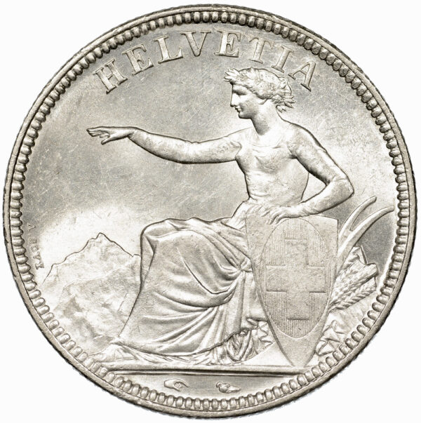 5 Franken, 1850, unz/stgl