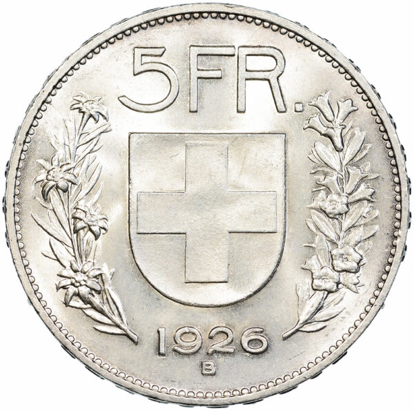 26684_1 5 Franken, 1926, Stempelglanz