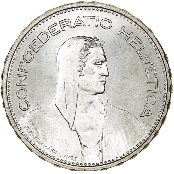 5 Franken, 1931, Stempelglanz