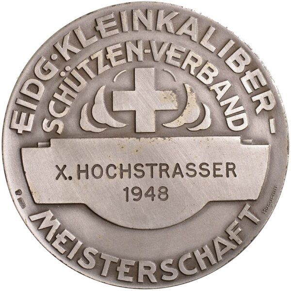 Gesamtschweizerisch, Meisterschaft,  Eidg. Kleinkaliberschützenverband, 1948
, stgl, Silber