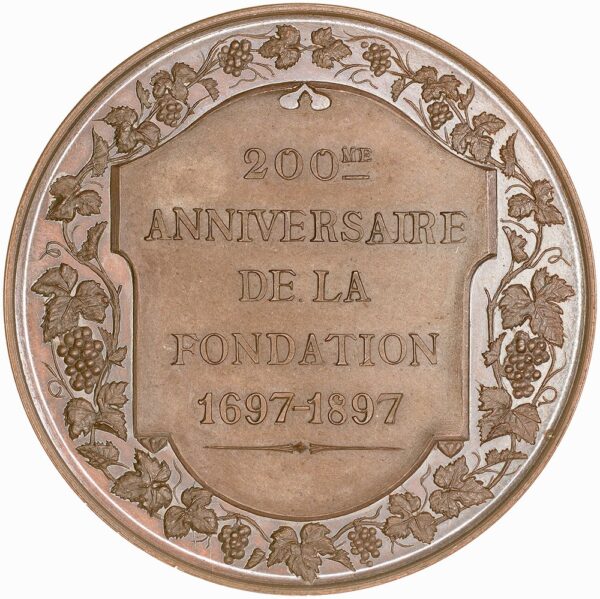 7193_2 Genève, Satigny-Russin-Dardagny, Fondation des carabiniers réunis, 1897, stgl, Bronze