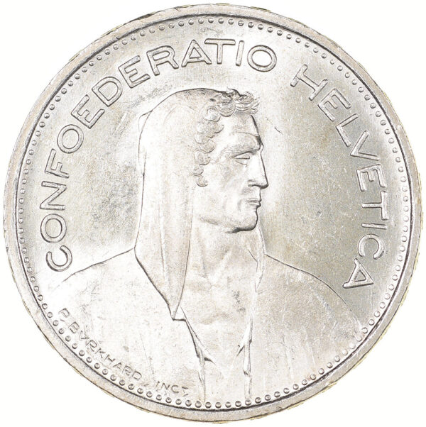 5 Franken, 1951, unz/stgl