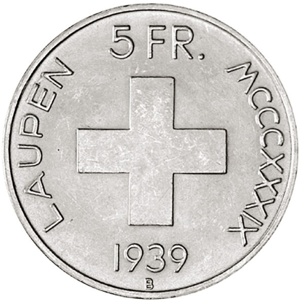 5 Franken, 1939, unzirkuliert