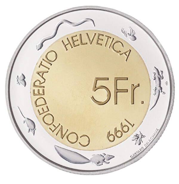 5 Franken, 1999, Stempelglanz