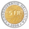 5 Franken, 2000, Polierte Platte
