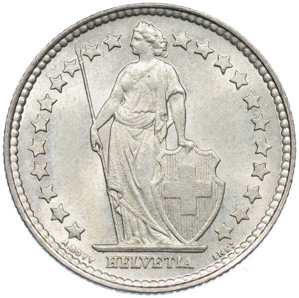 50 Rappen, 1913, unzirkuliert