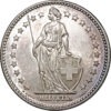 2 Franken, 1922, fast unzirkuliert