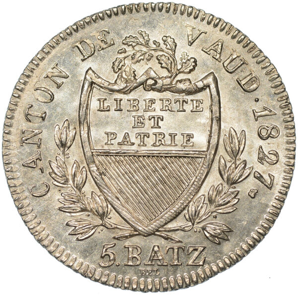 Waadt, 5 Batzen, 1827, stgl
