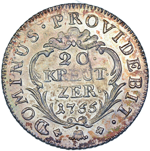 Bern, 20 Kreuzer, 1756, unz/stgl