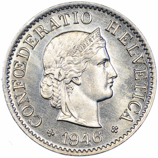 5 Rappen, 1946, Erstabschlag