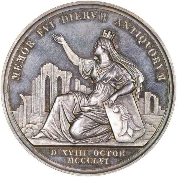 Gedenkmedaille, Basel, 1856, unz/stgl