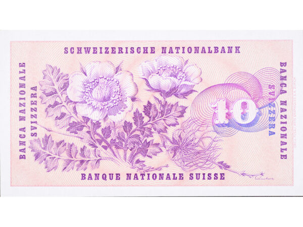 10 Franken, 1961, Gottfried Keller, ungebraucht, bankfrisch - 100%